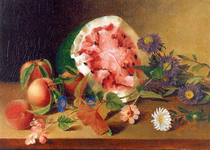 Peale, James Still Life with Watermelon oil painting image
